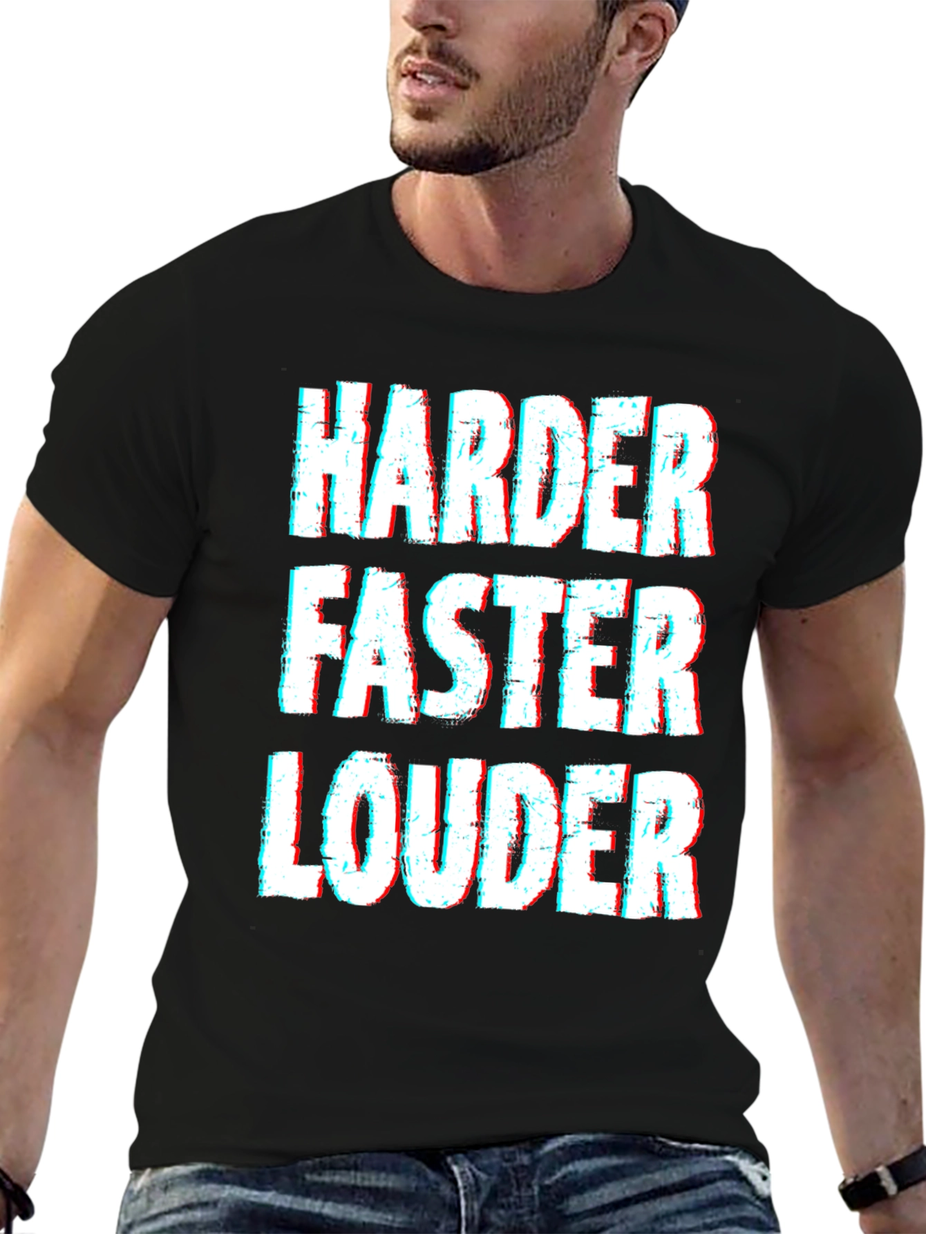 Harder Faster Louder Graphic Tee