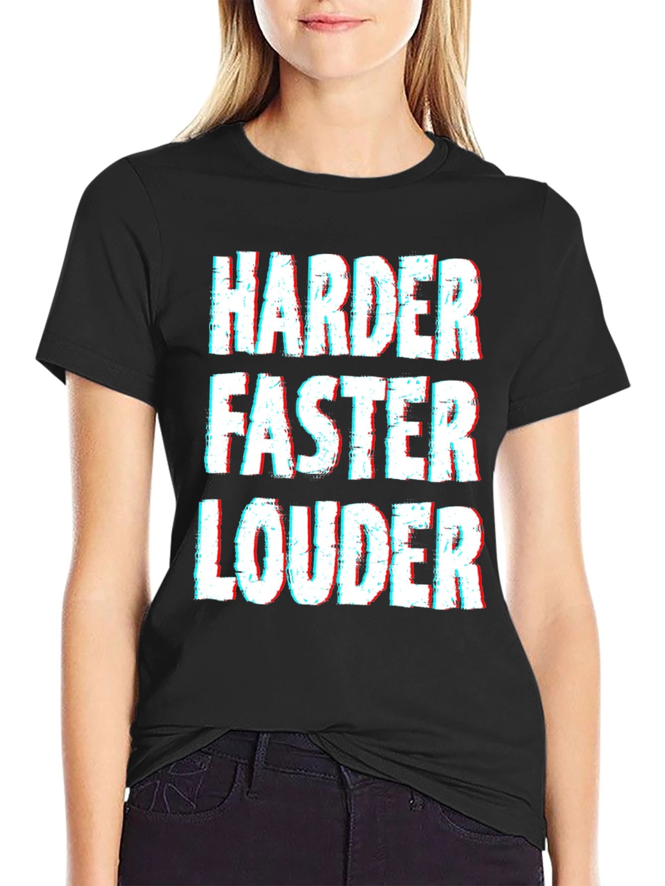 Harder Faster Louder Graphic Tee