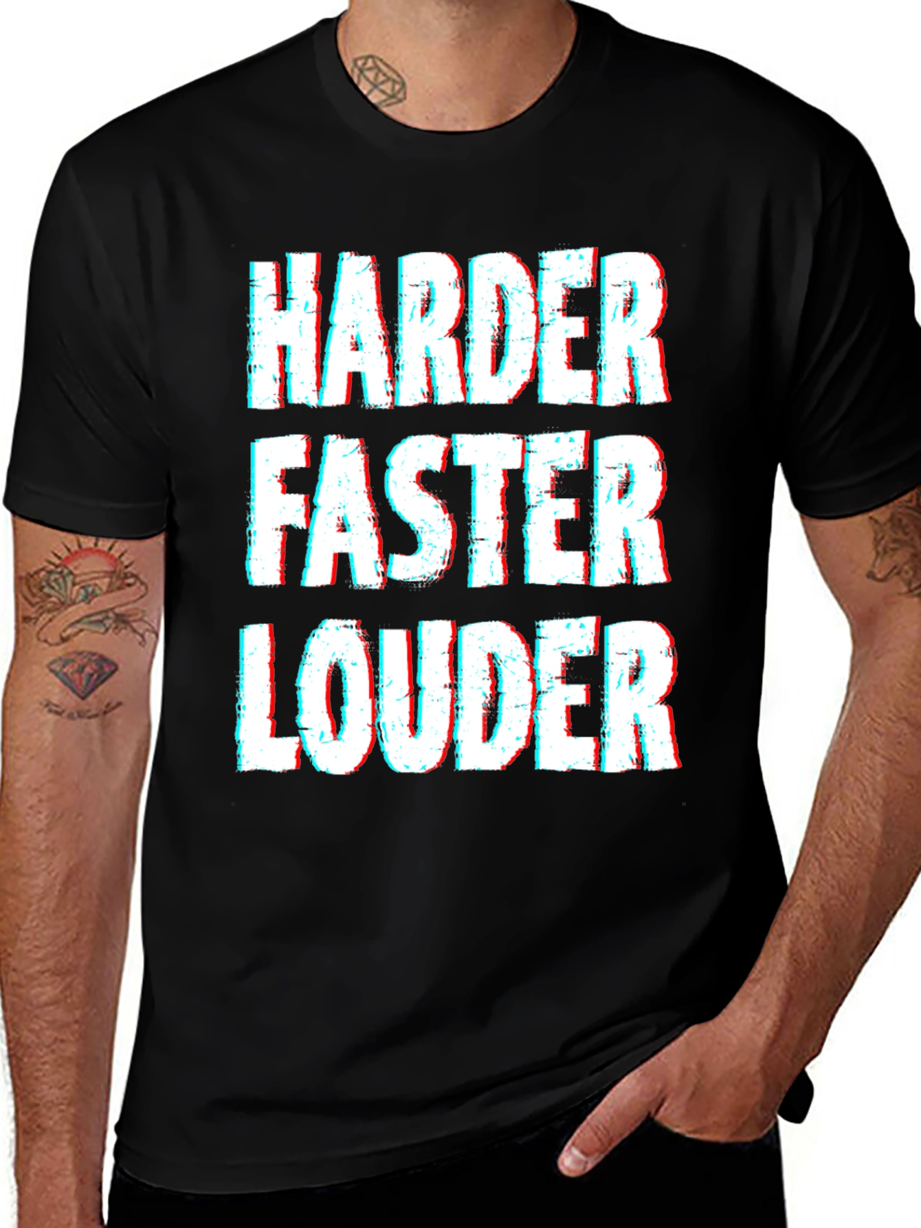 Harder Faster Louder Graphic Tee