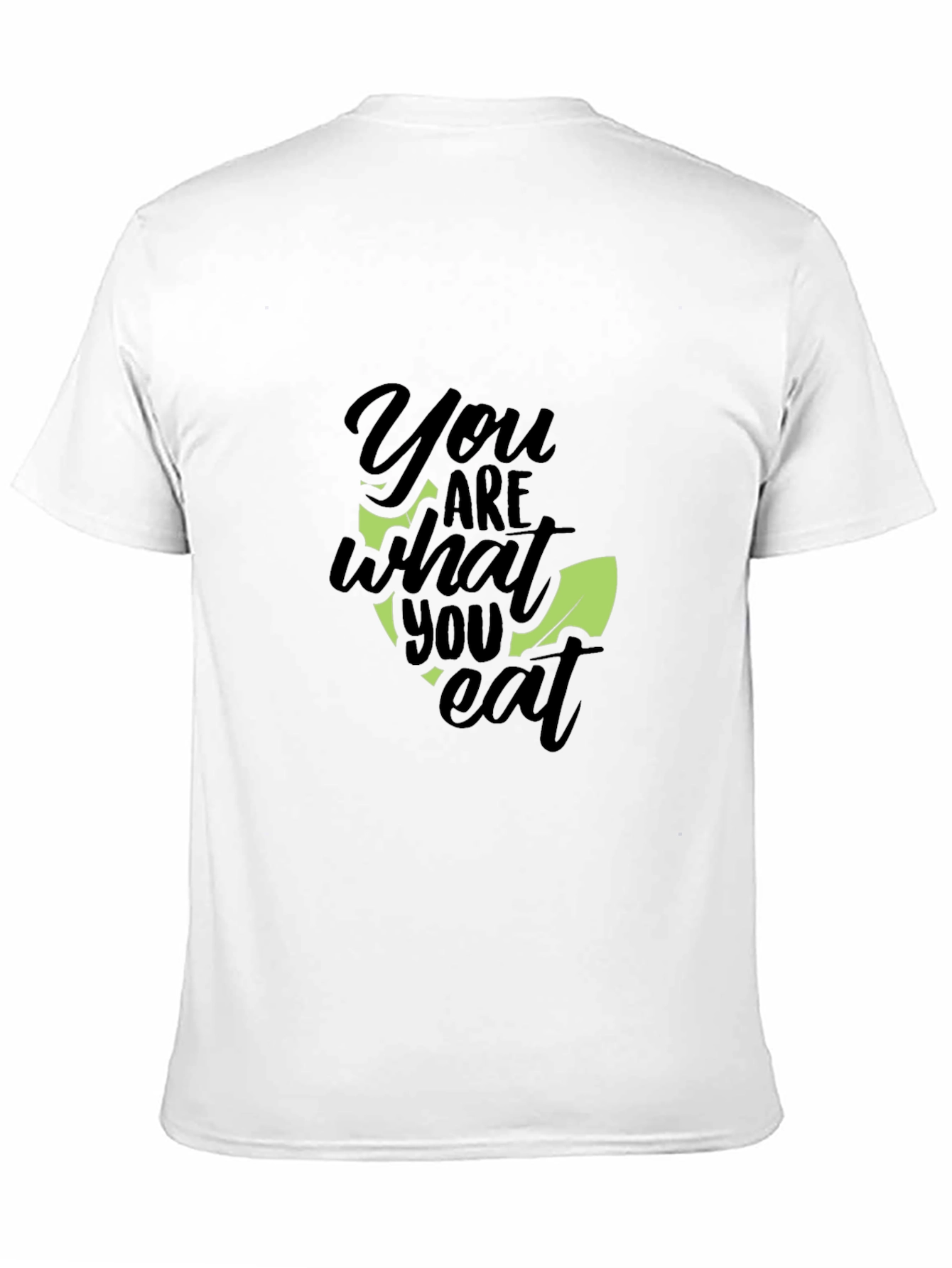 You Are What You Eat Black Graphic Tee