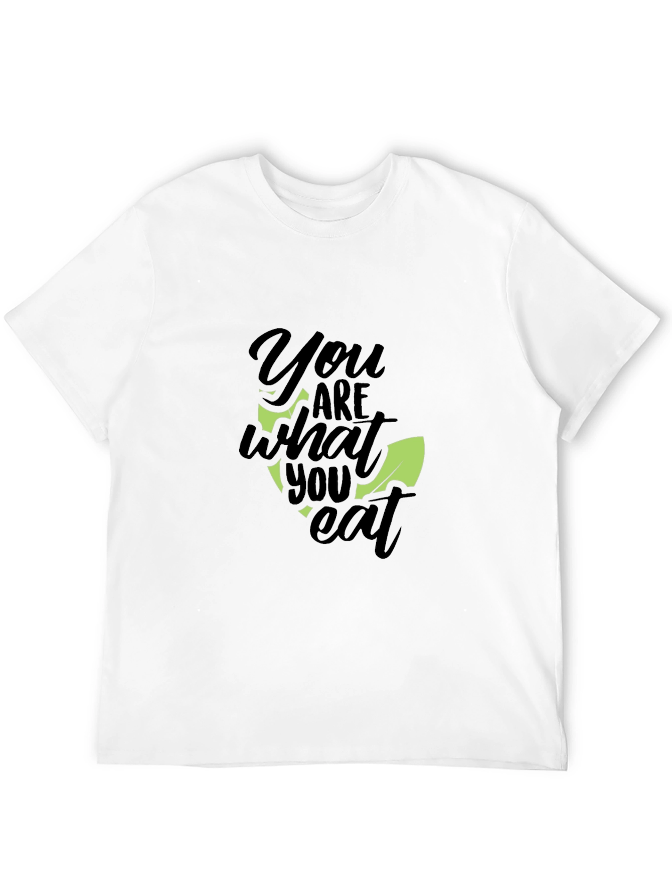 You Are What You Eat Black Graphic Tee