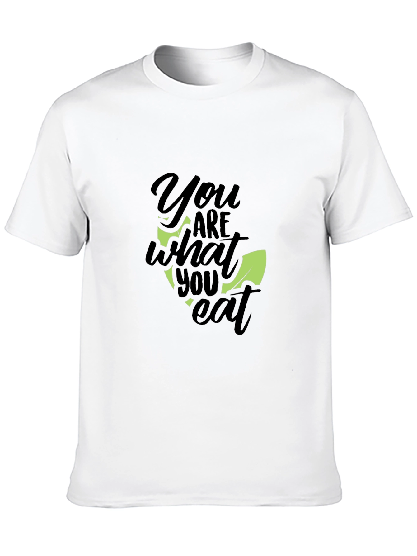 You Are What You Eat Black Graphic Tee