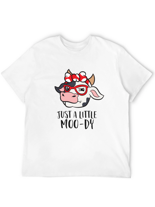 Just a Little Moo-dy Cow Graphic Tee