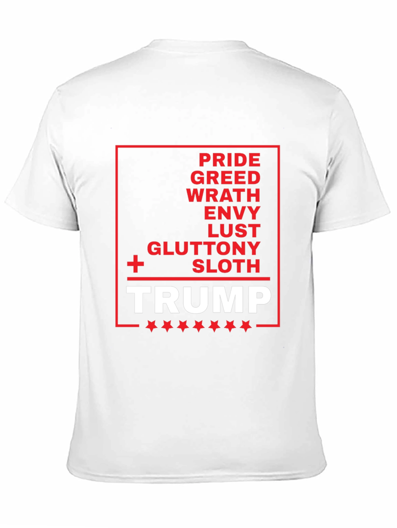 Trump Seven Deadly Sins Graphic Tee