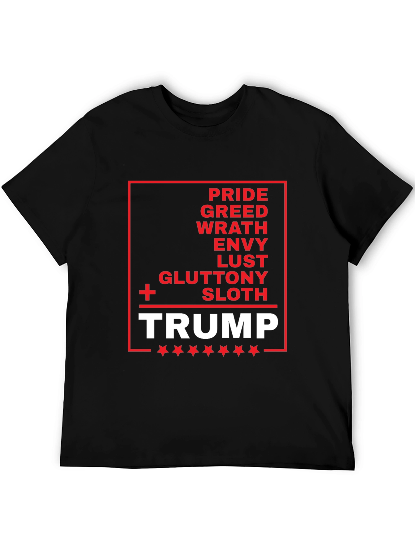 Trump Seven Deadly Sins Graphic Tee
