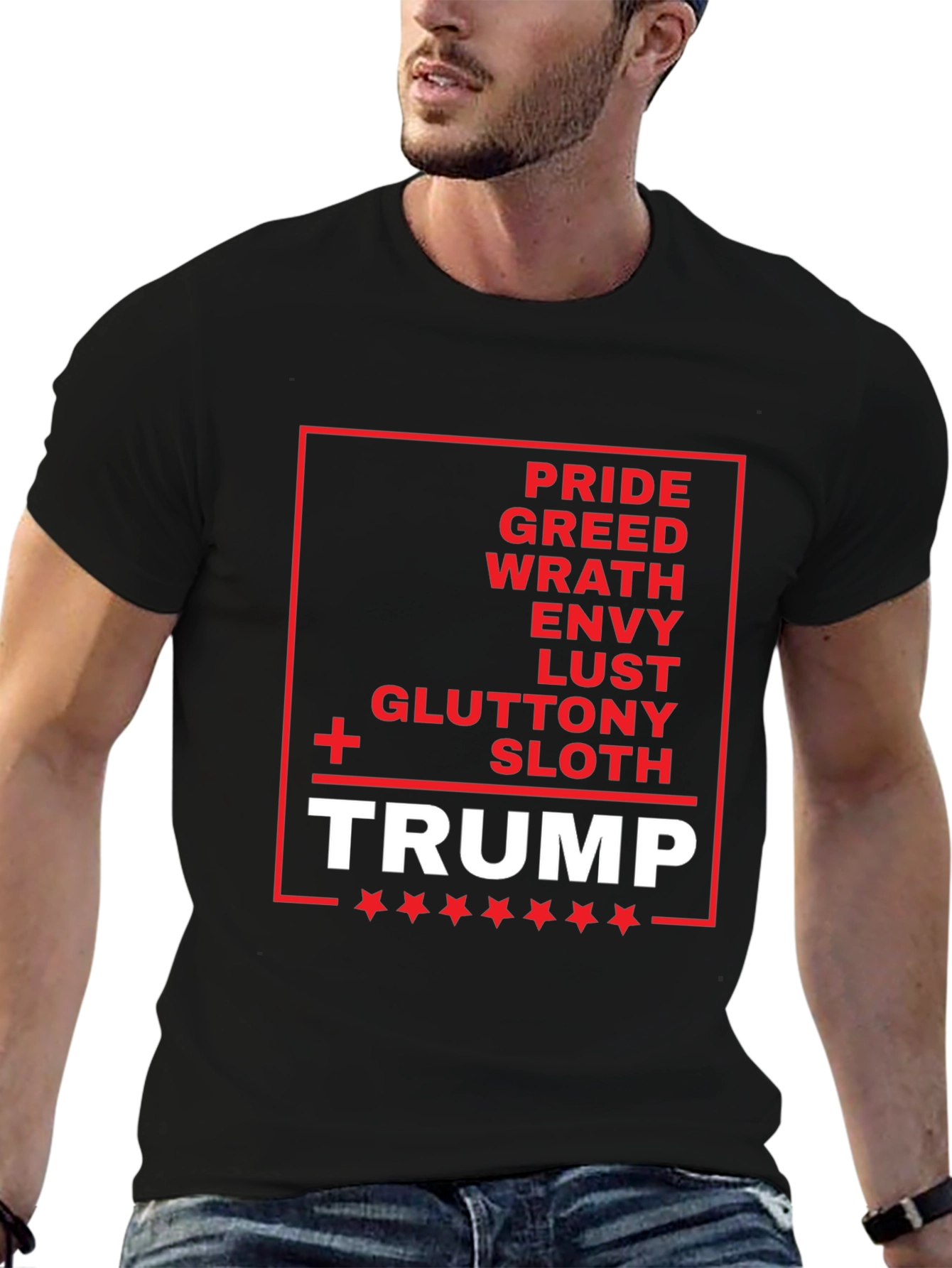 Trump Seven Deadly Sins Graphic Tee