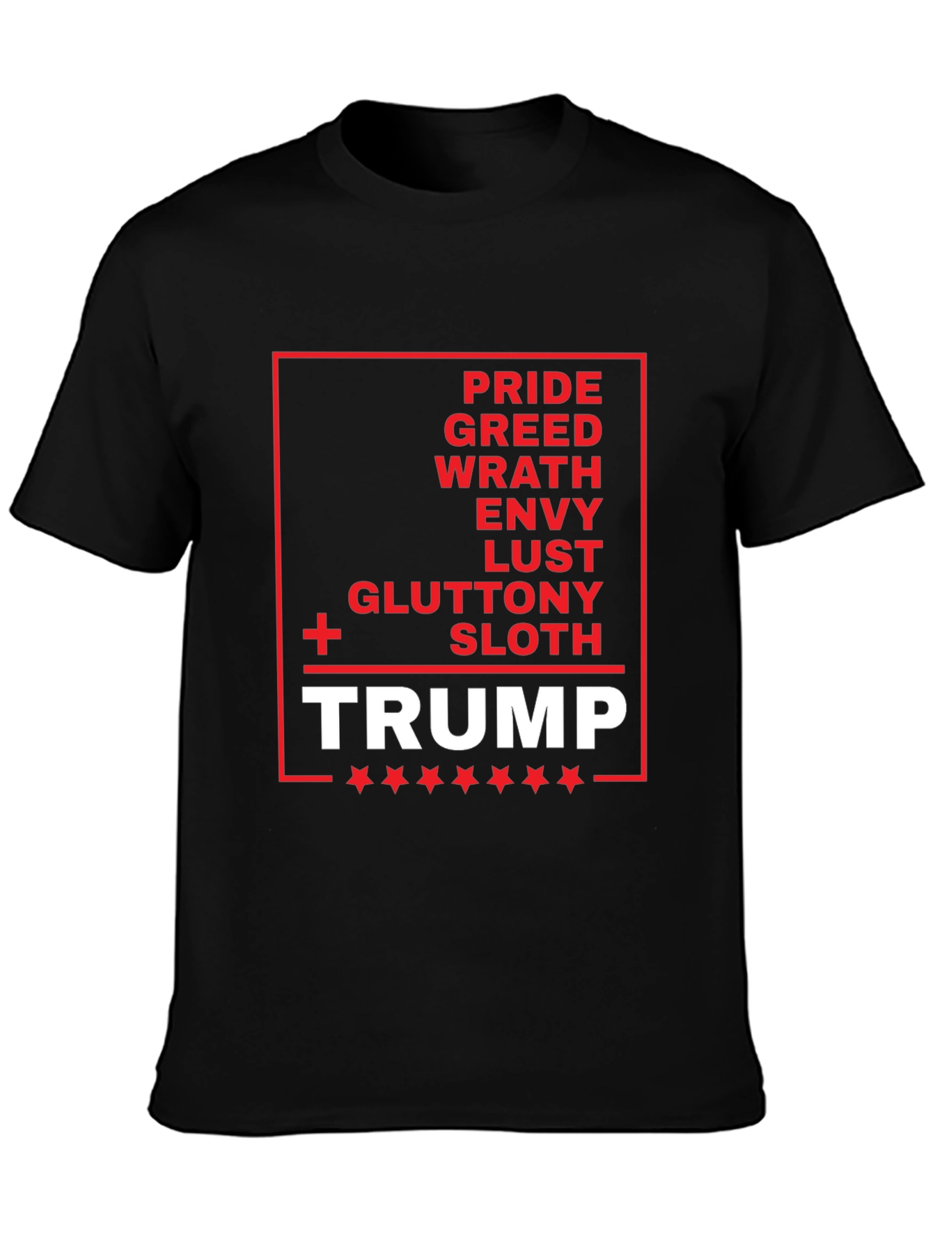Trump Seven Deadly Sins Graphic Tee