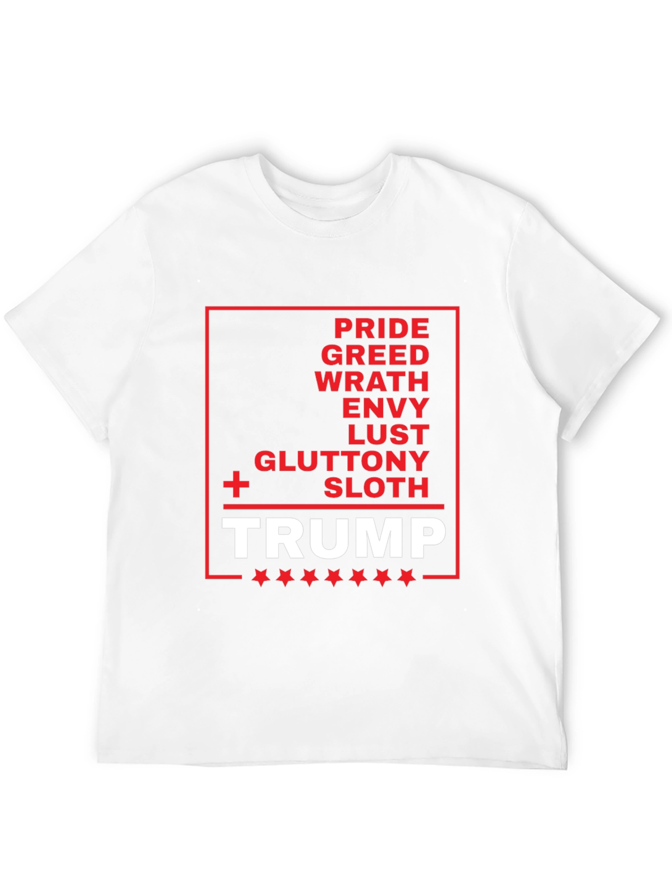 Trump Seven Deadly Sins Graphic Tee