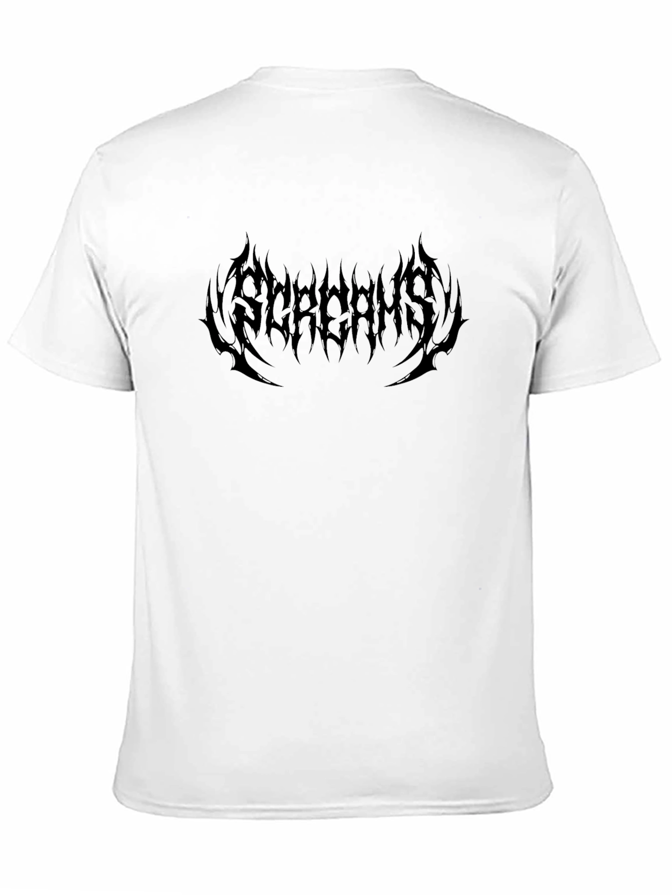 Black Screams Graphic T-Shirt - Edgy Style