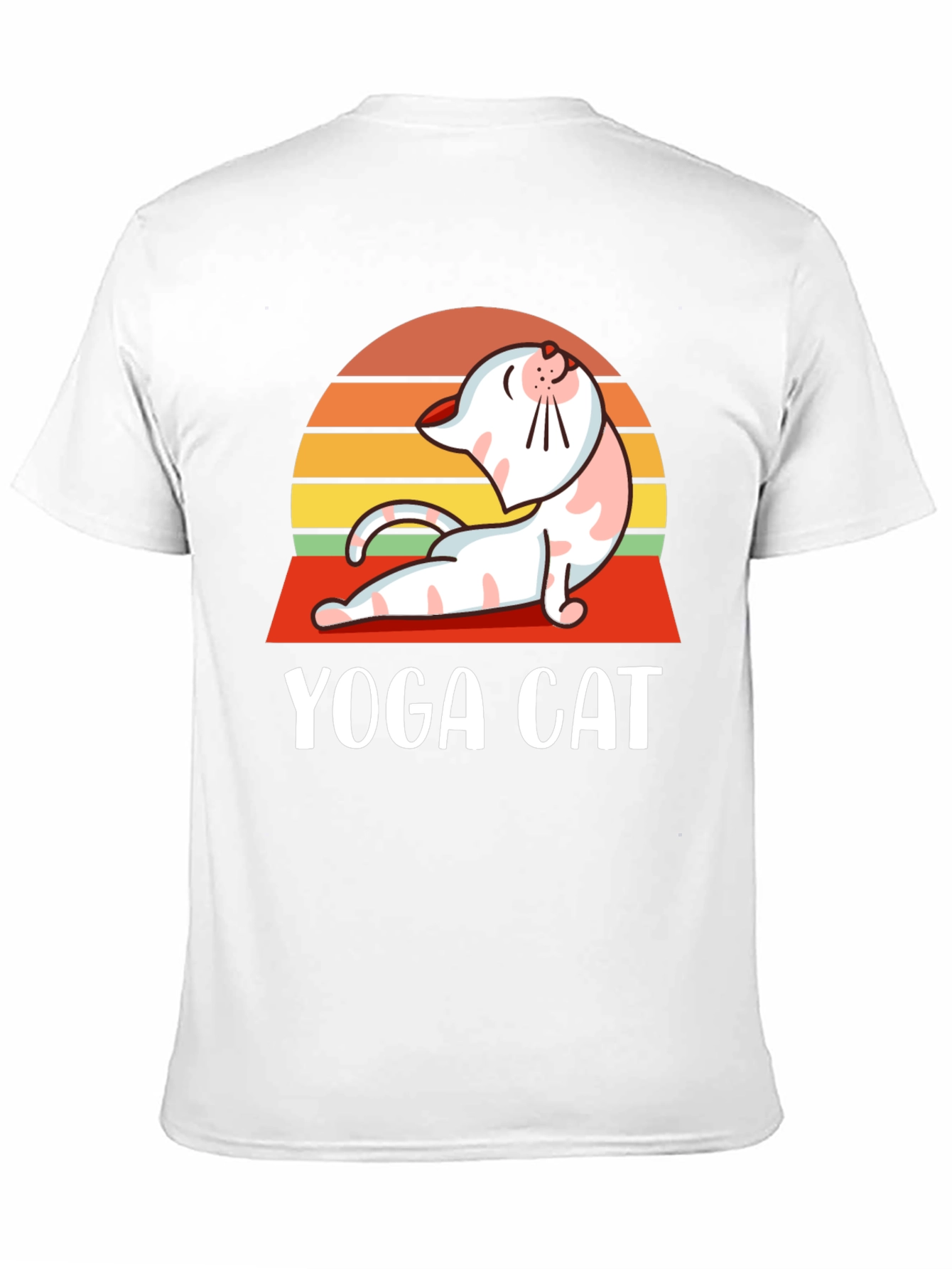 Yoga Cat T-Shirt - Funny Workout Tee