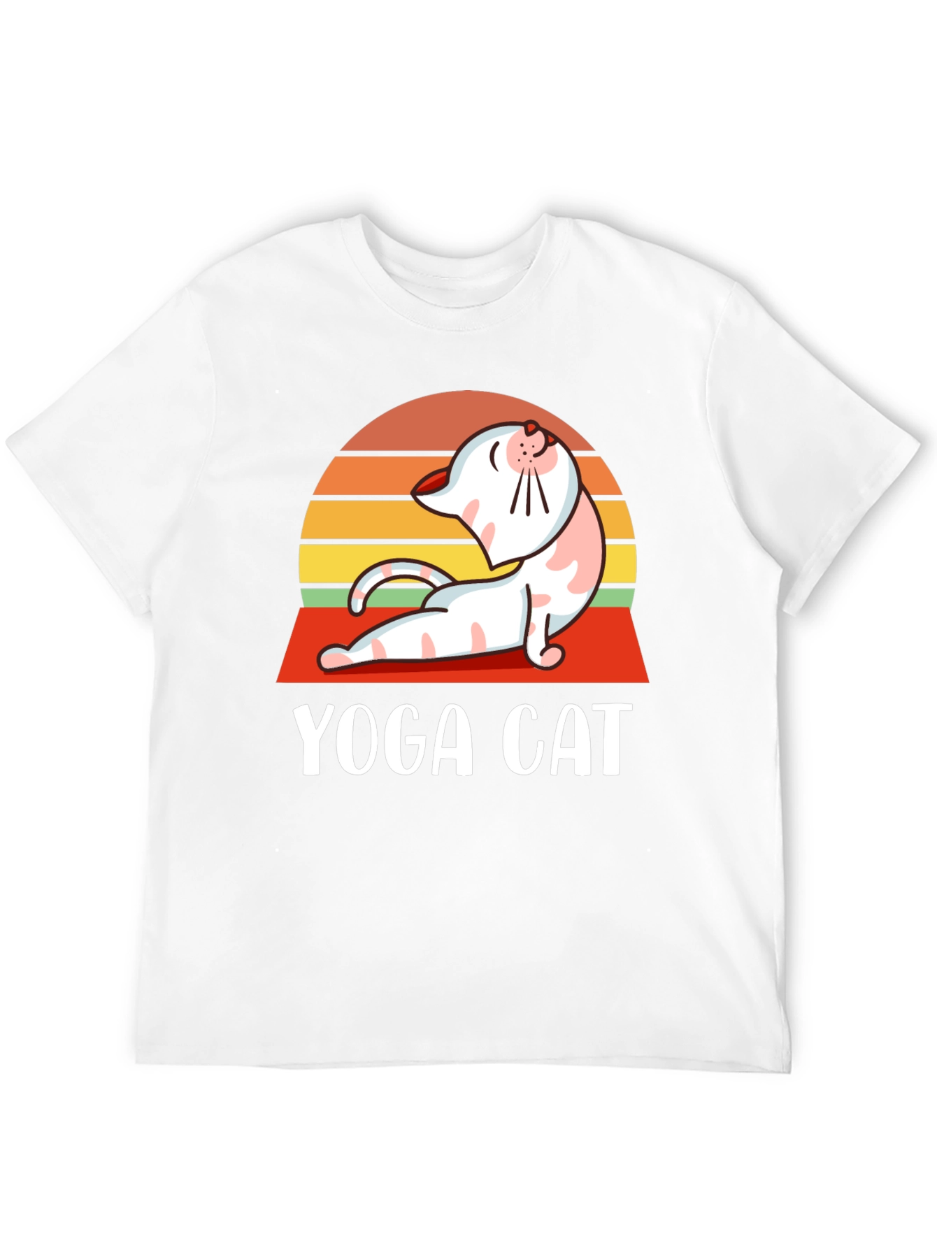 Yoga Cat T-Shirt - Funny Workout Tee