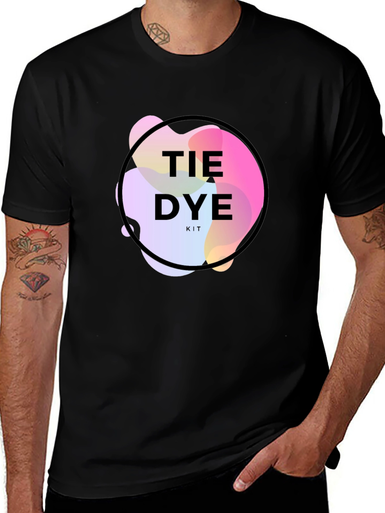 Tie Dye Kit Black T-Shirt