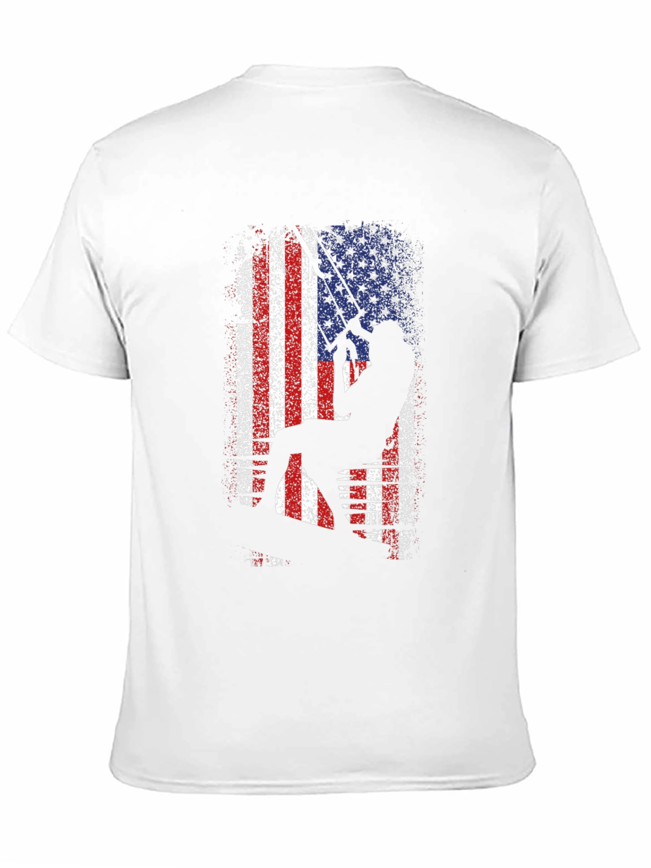 American Angler Graphic T-Shirt - Patriotic Fishing Tee