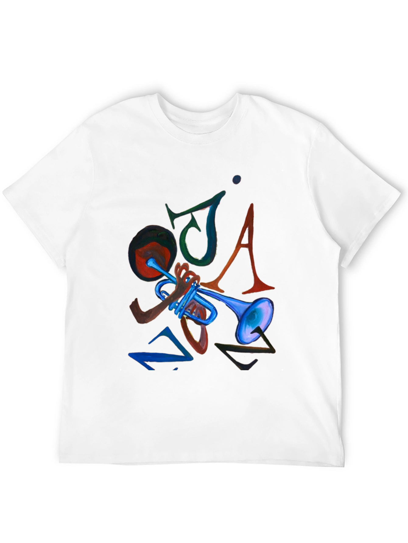 JAZZ Graphic Print Black Tee