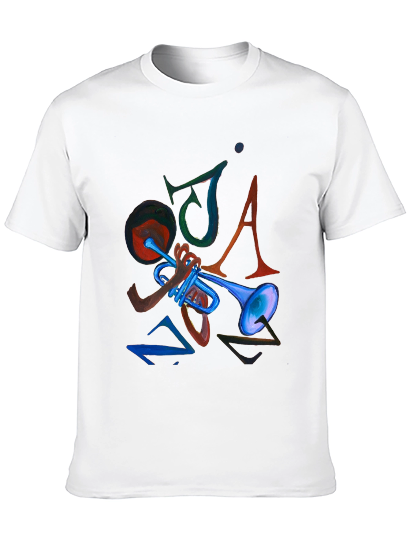 JAZZ Graphic Print Black Tee