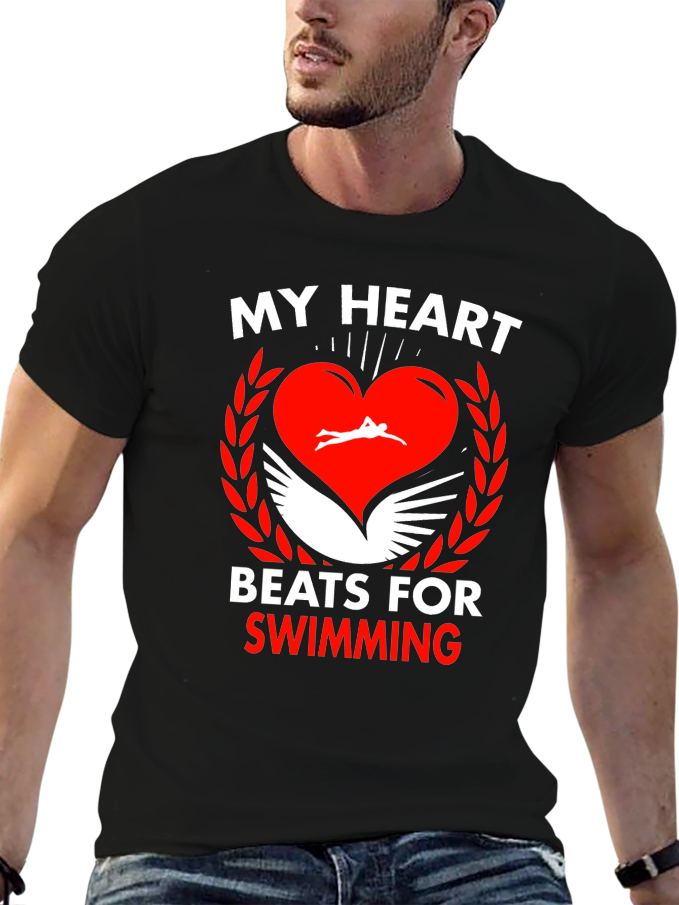 Swimming Heartbeat Tee