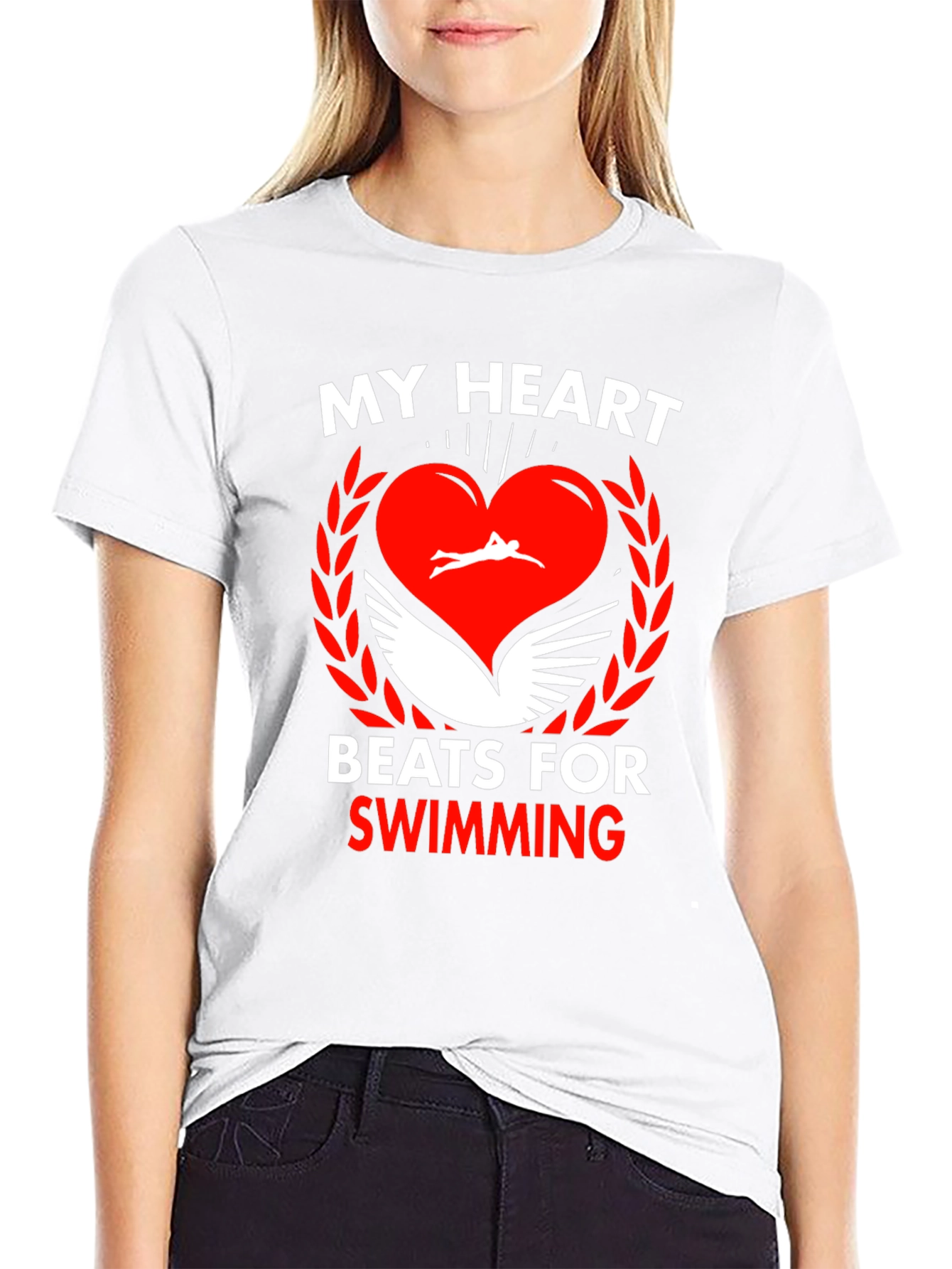 Swimming Heartbeat Tee