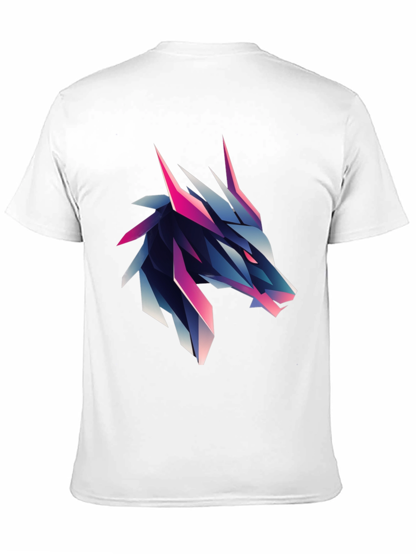 Geometric Wolf Graphic Tee - Bold & Modern