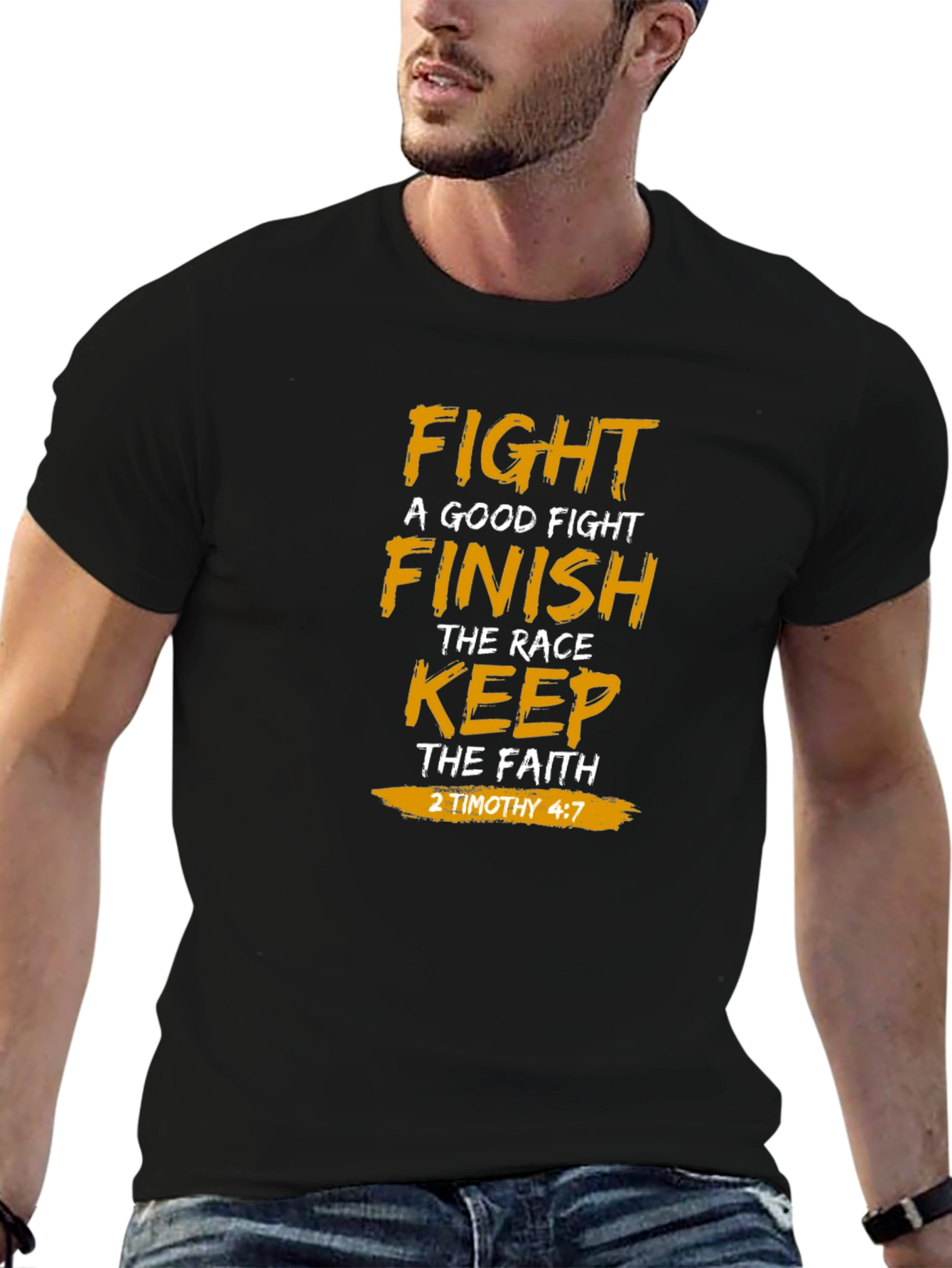 Fight The Good Fight Graphic T-Shirt