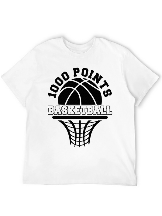 1000 Points Basketball Graphic T-Shirt