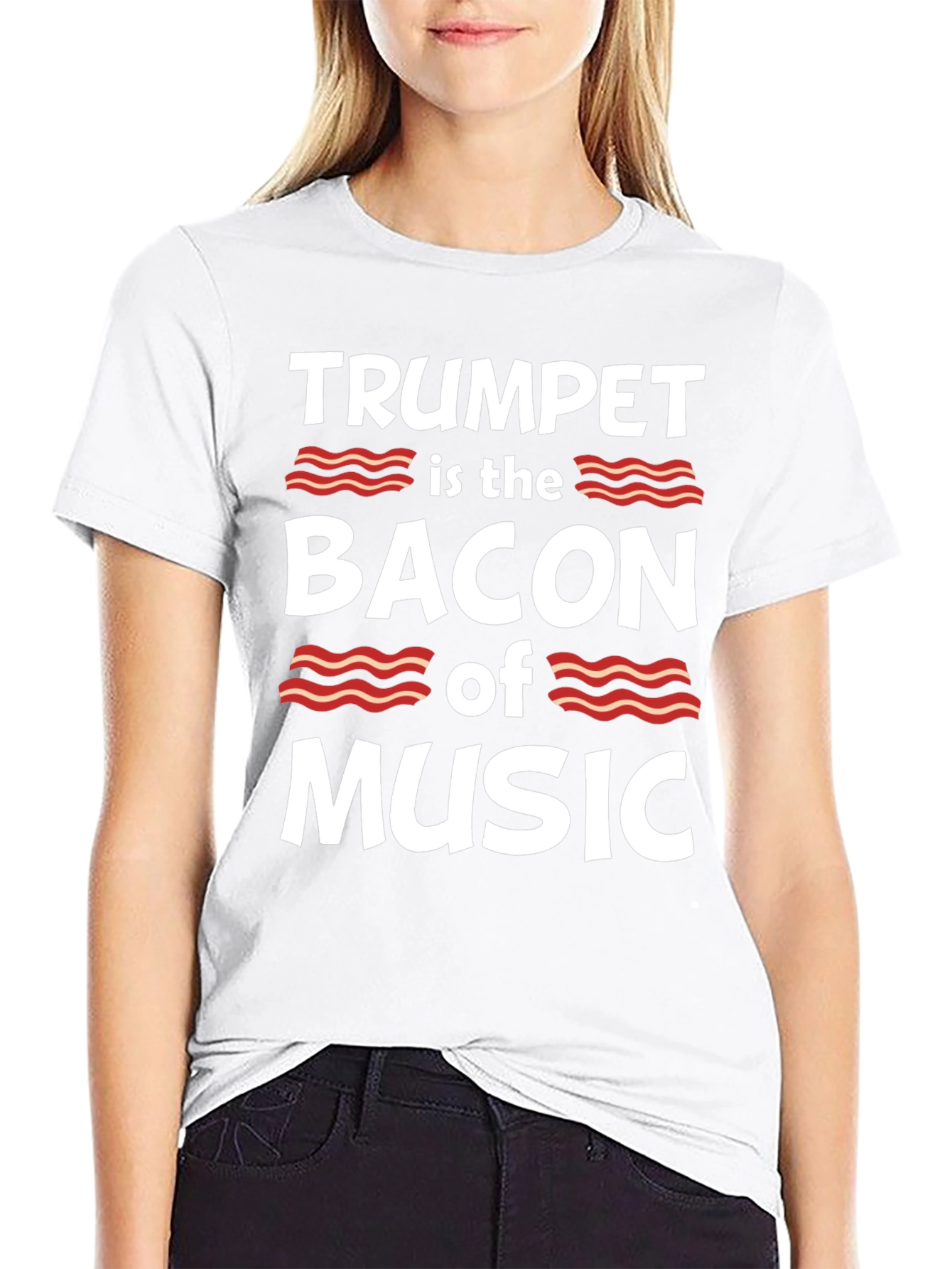 Trumpet Bacon Music T-Shirt