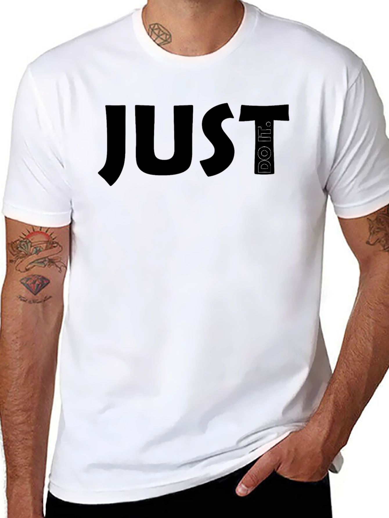 Just Do It Black T-Shirt