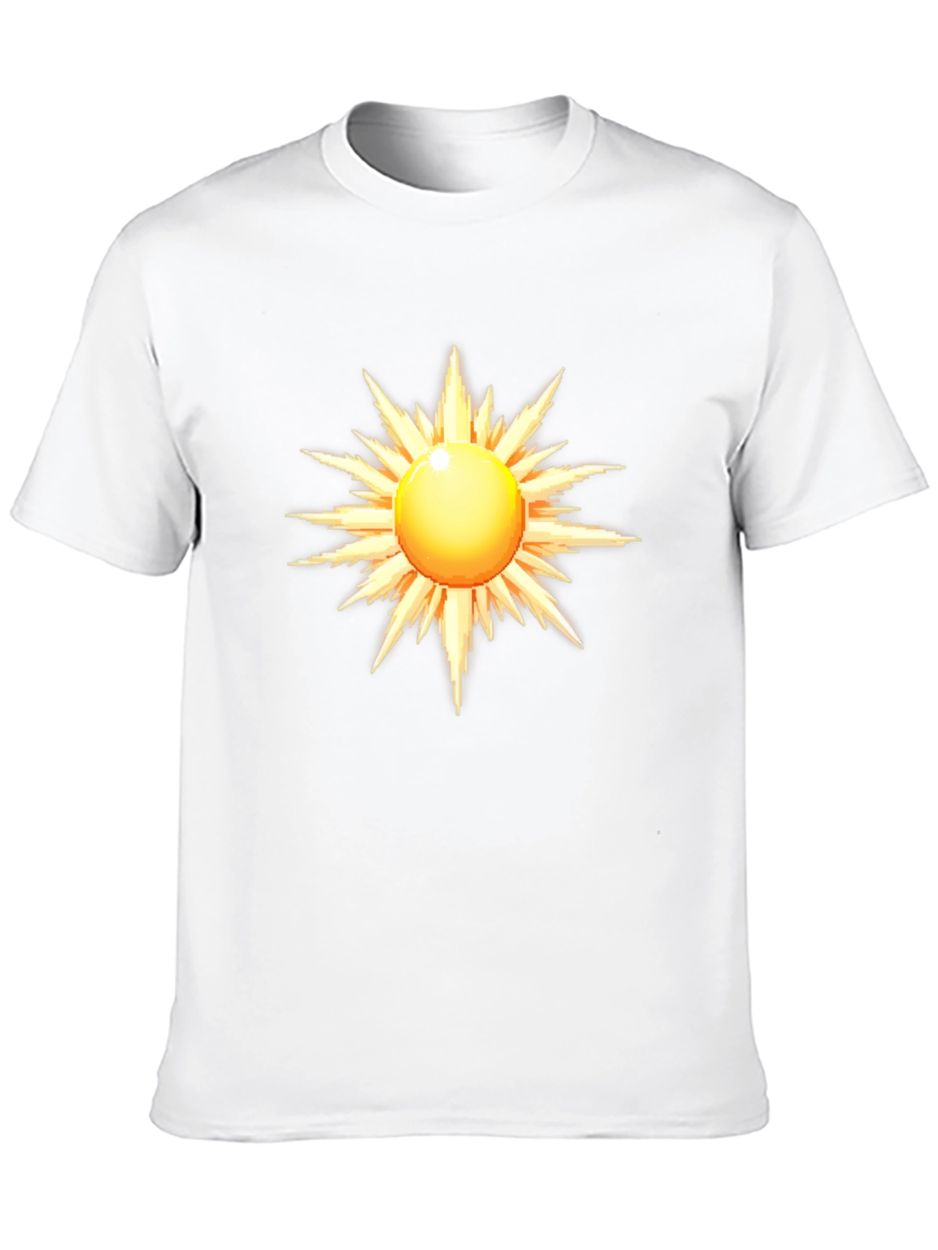 Radiant Sun Graphic Black T-Shirt