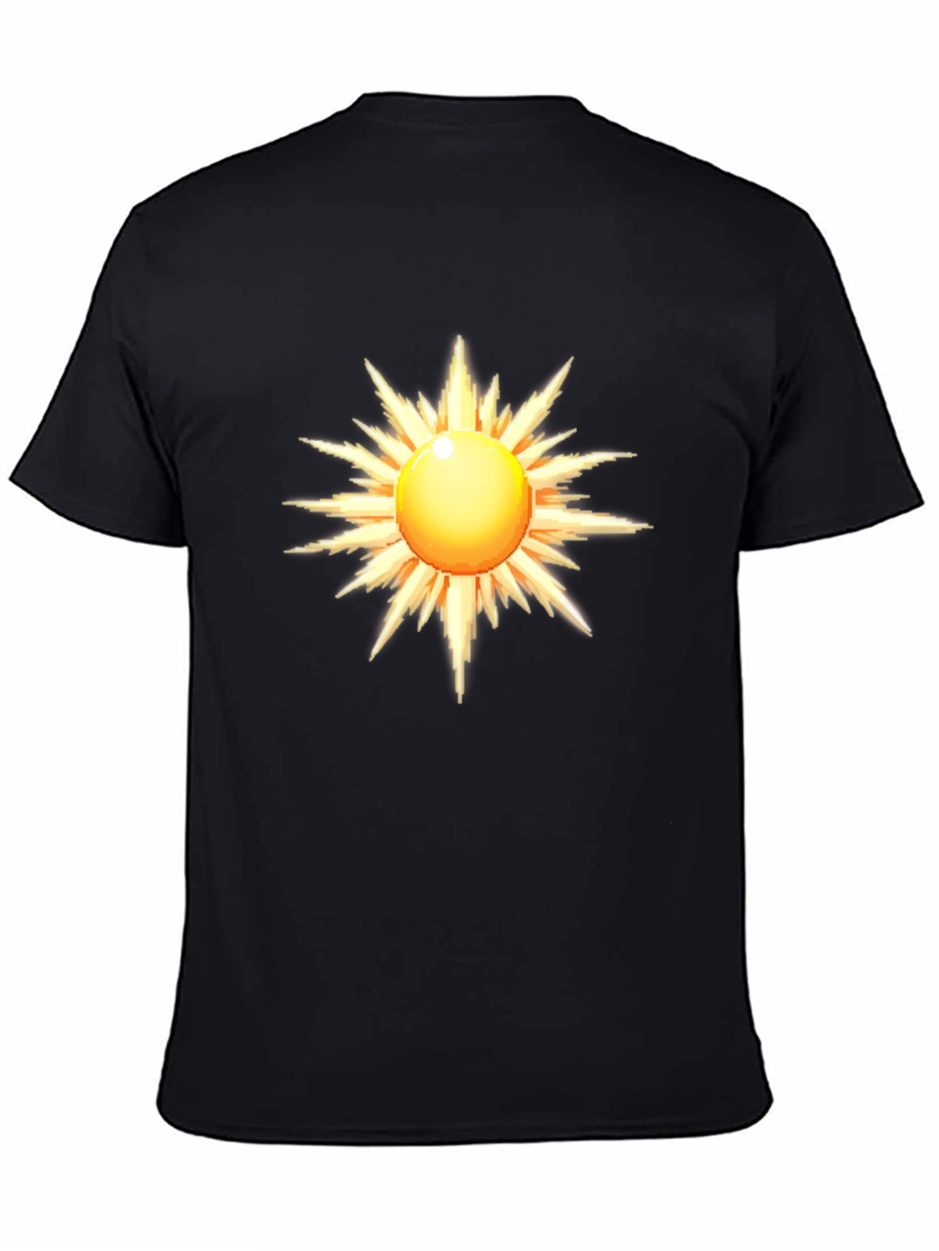 Radiant Sun Graphic Black T-Shirt