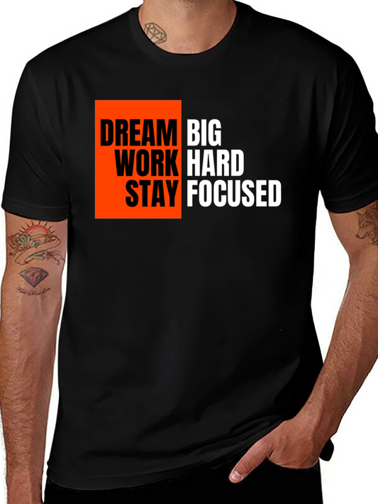 Dream Big Graphic Tee - Motivational T-Shirt