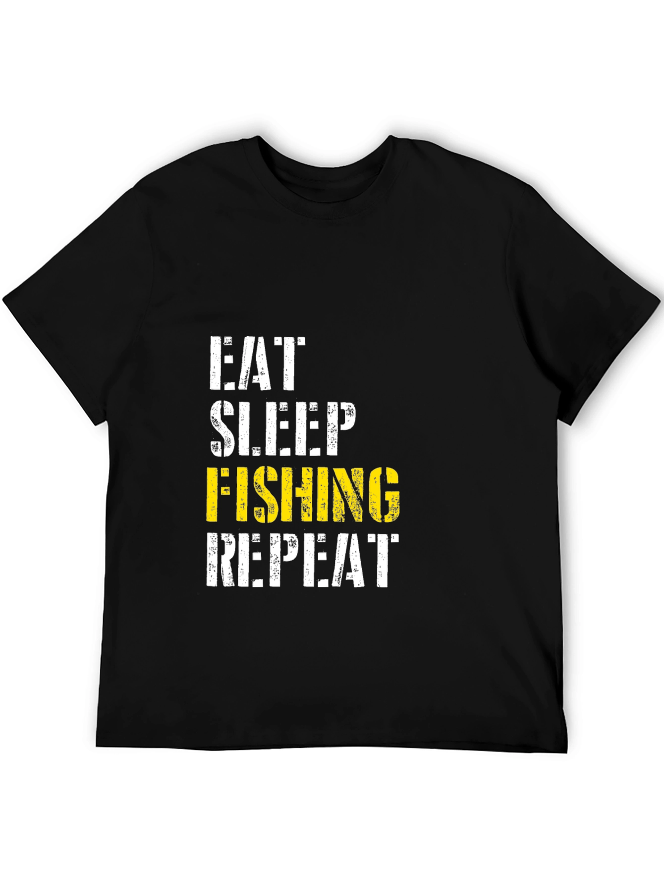 Eat Sleep Fishing Repeat - Mens Graphic Tee