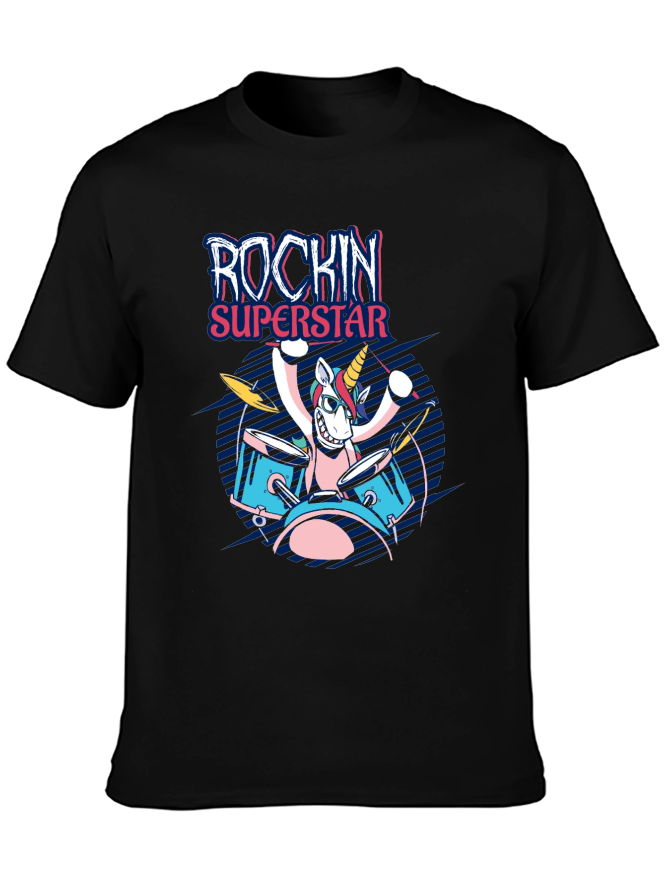 Rockin Superstar Unicorn T-Shirt