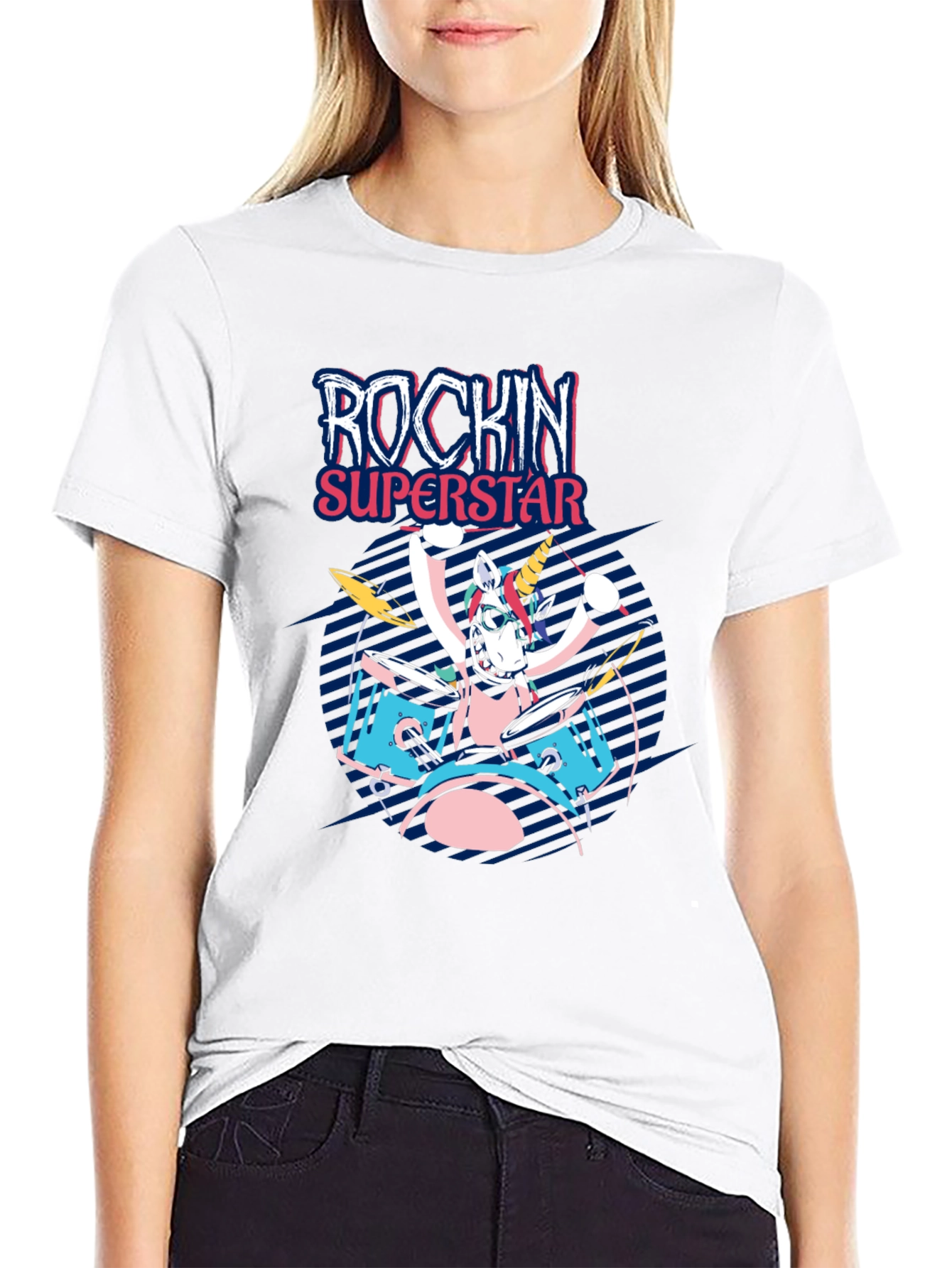 Rockin Superstar Unicorn T-Shirt