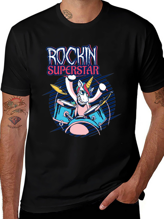 Rockin Superstar Unicorn T-Shirt