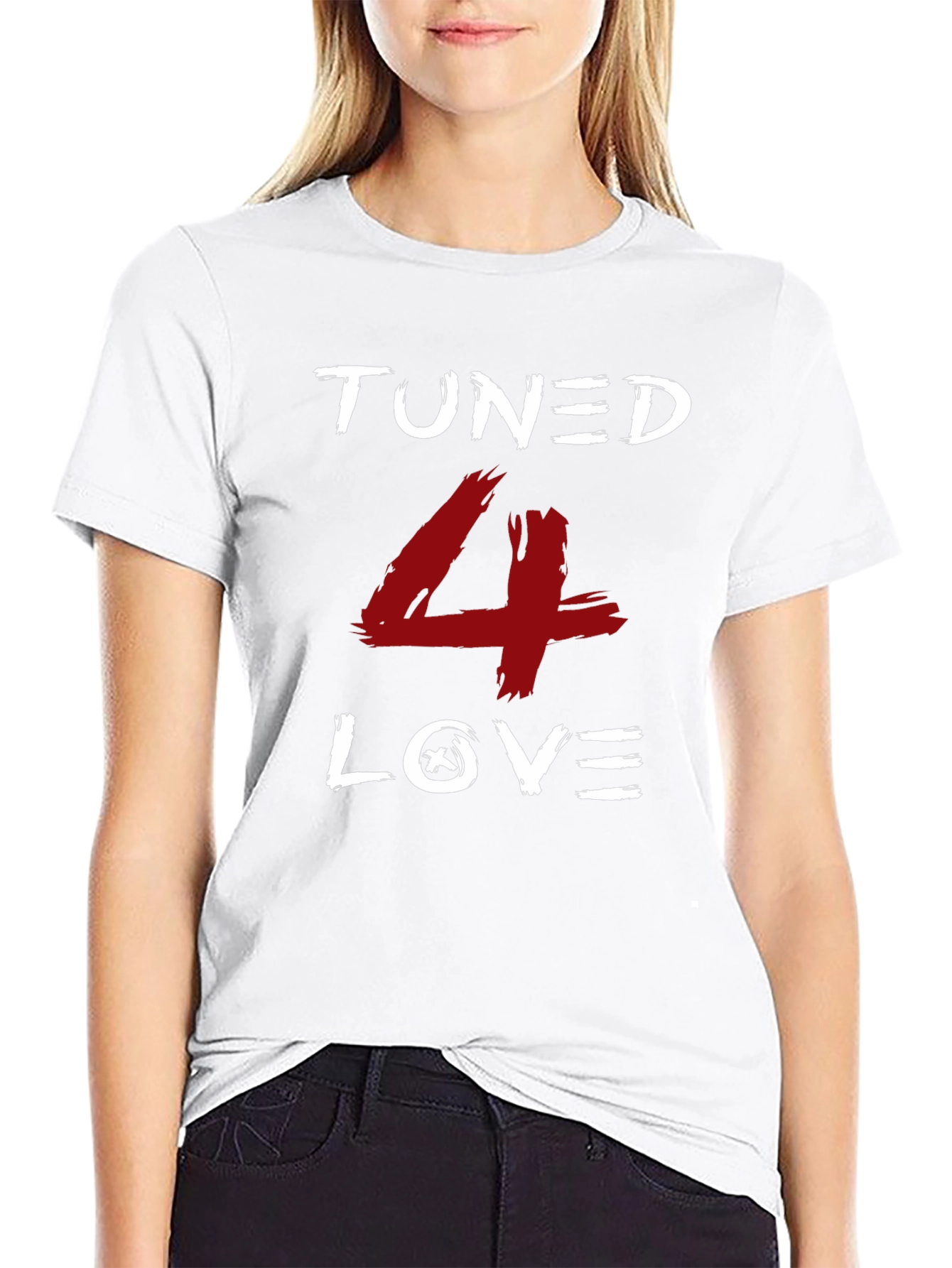 Tuned 4 Love Graphic Tee - Black