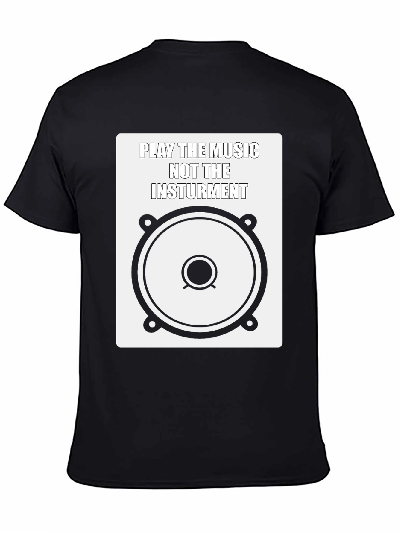 Music Lover Graphic Tee - Play the Music T-Shirt