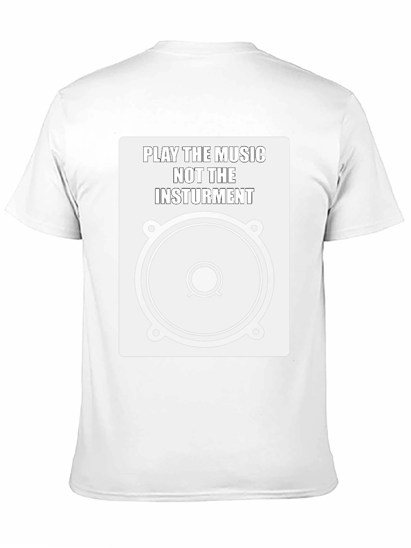 Music Lover Graphic Tee - Play the Music T-Shirt