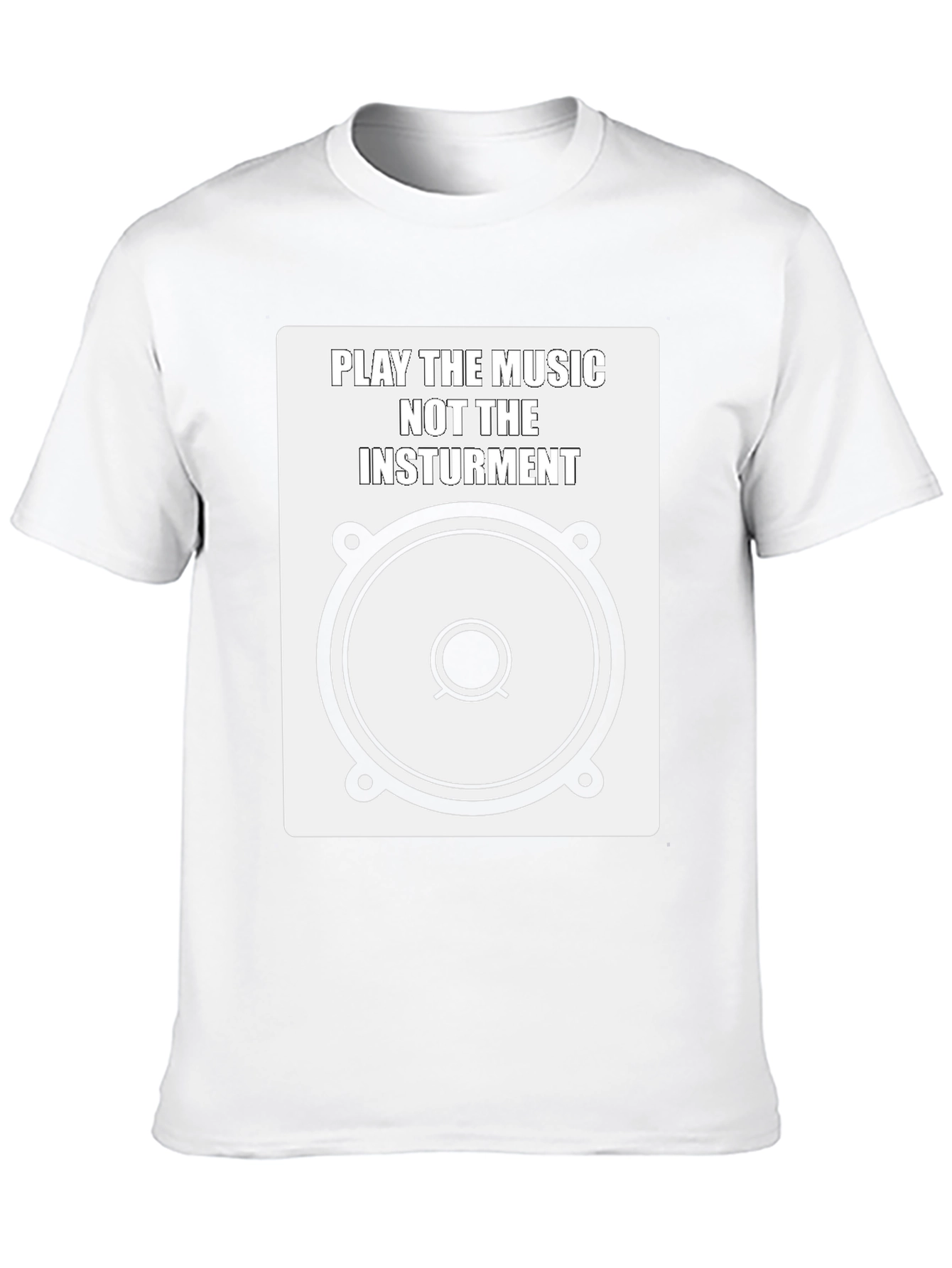 Music Lover Graphic Tee - Play the Music T-Shirt