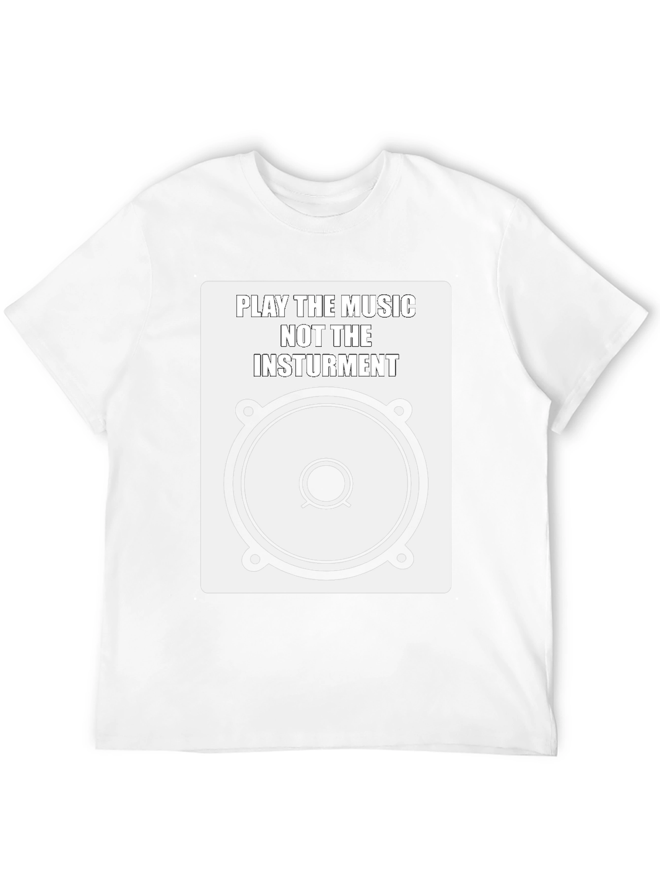 Music Lover Graphic Tee - Play the Music T-Shirt