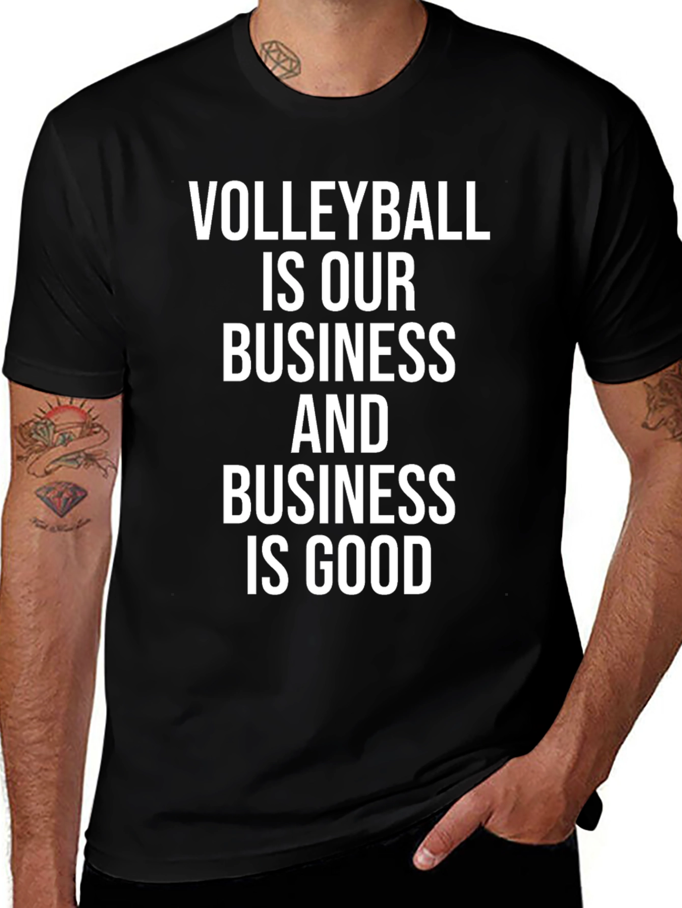 Volleyball Is Our Business Graphic T-Shirt