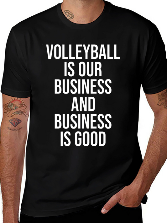 Volleyball Is Our Business Graphic T-Shirt