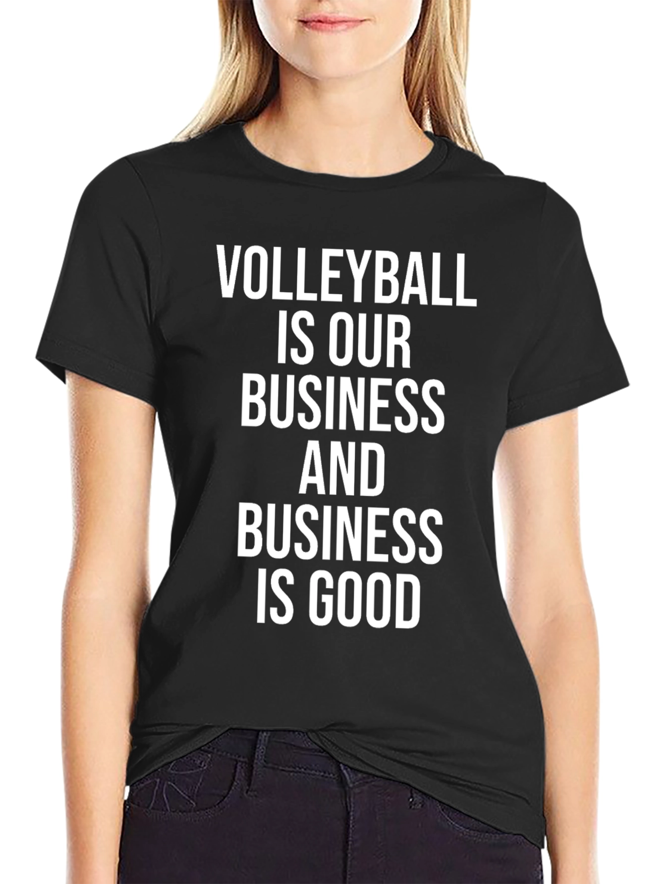 Volleyball Is Our Business Graphic T-Shirt
