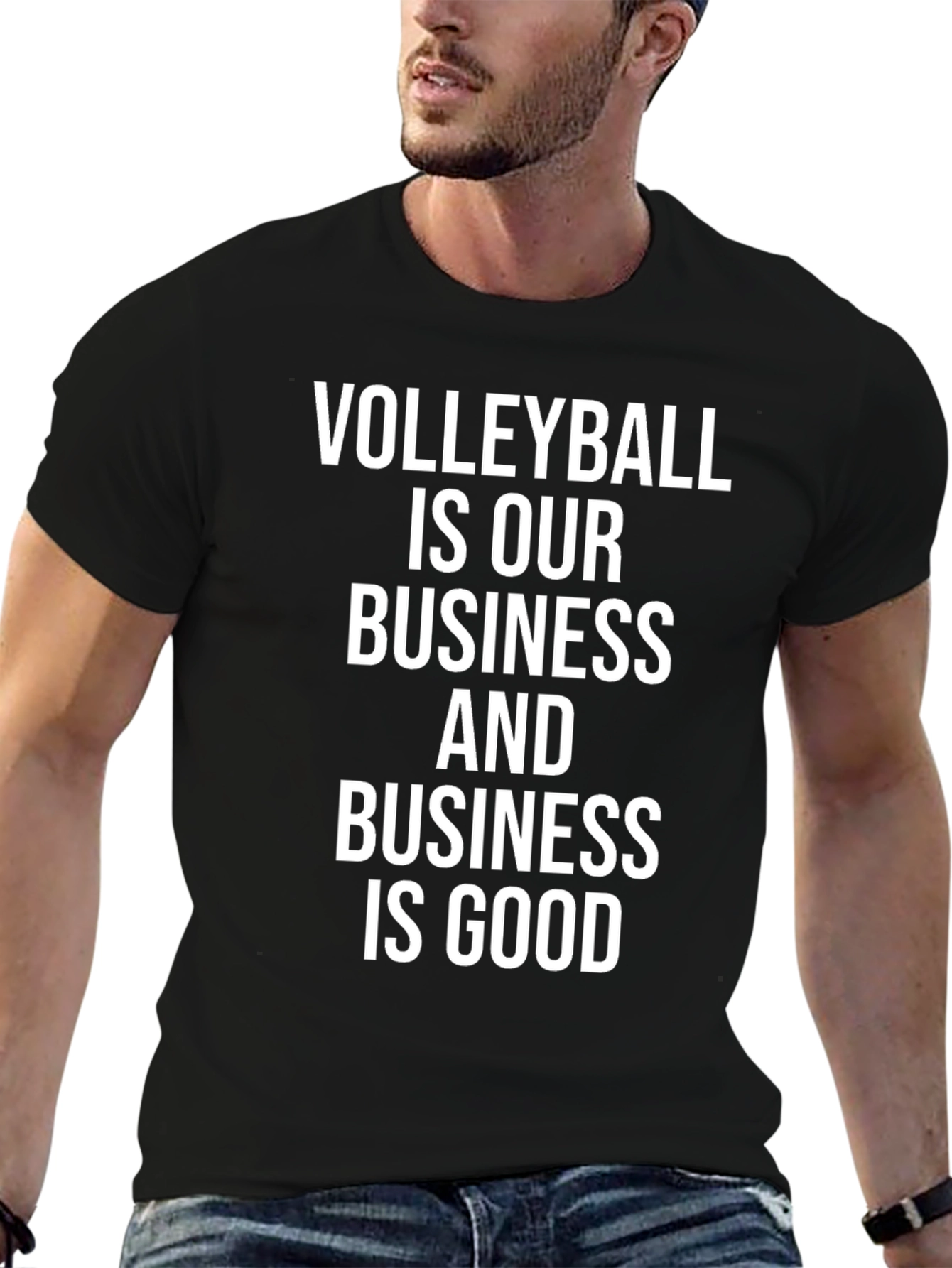 Volleyball Is Our Business Graphic T-Shirt