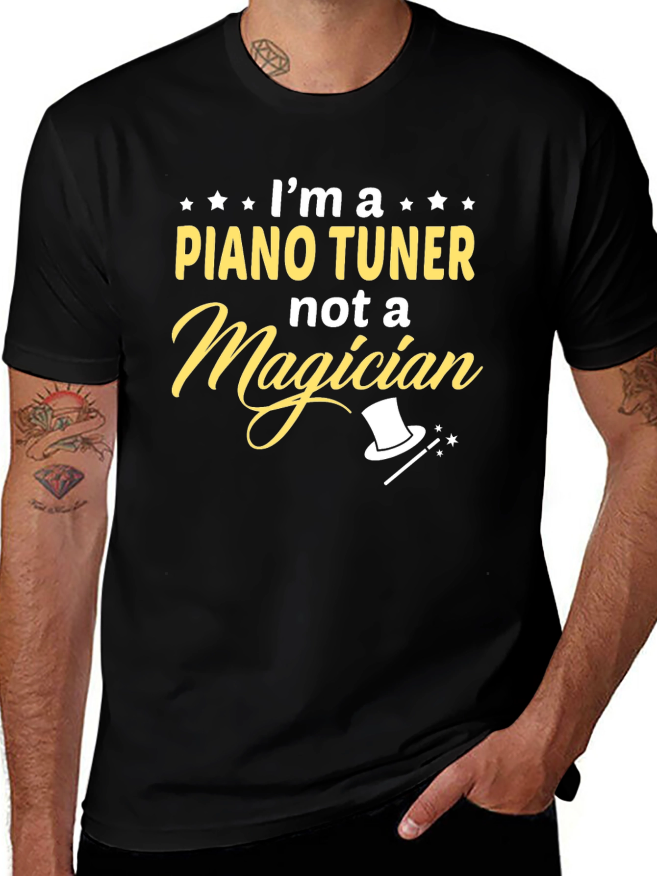 Piano Tuner Not A Magician T-Shirt