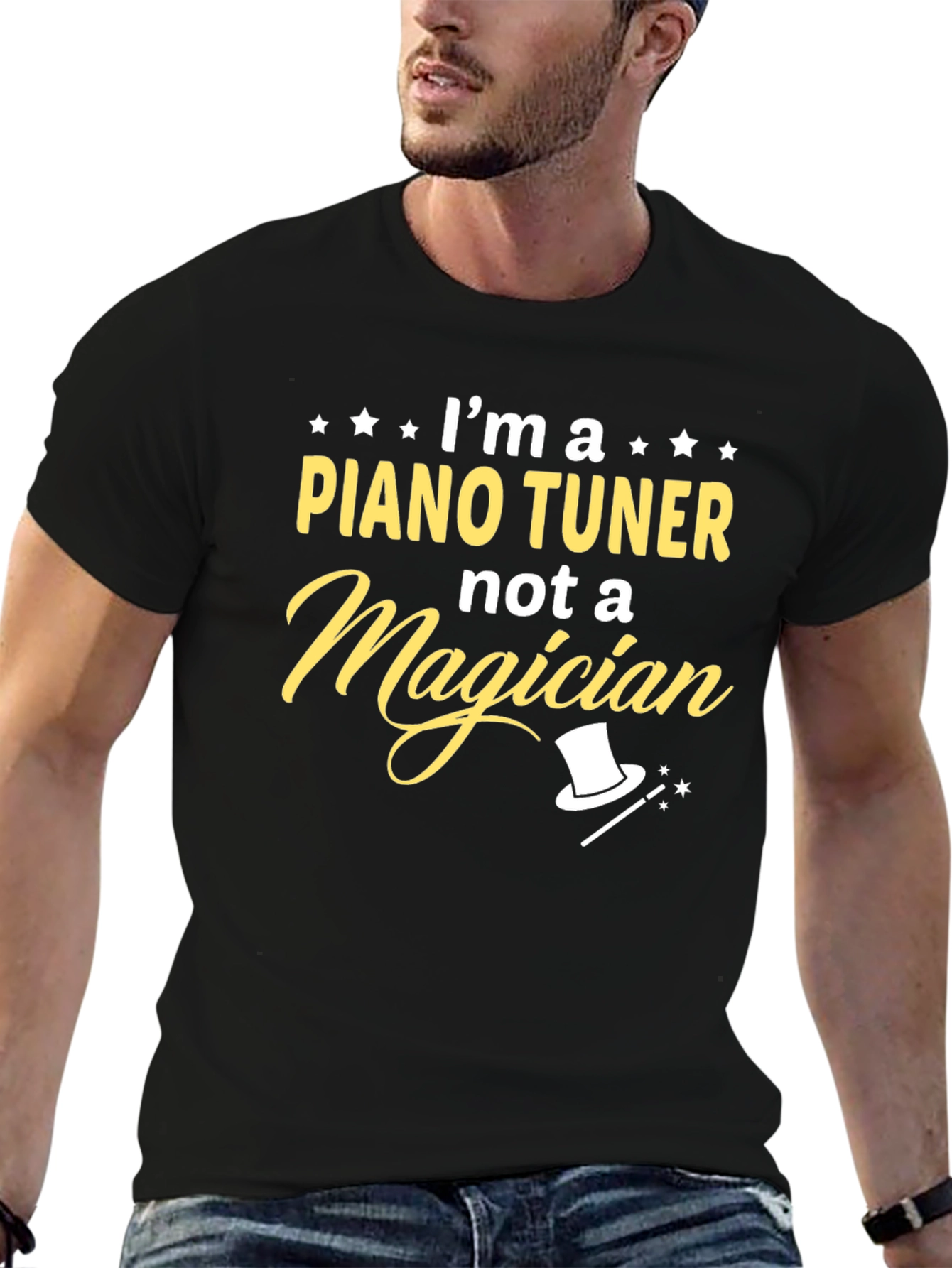 Piano Tuner Not A Magician T-Shirt