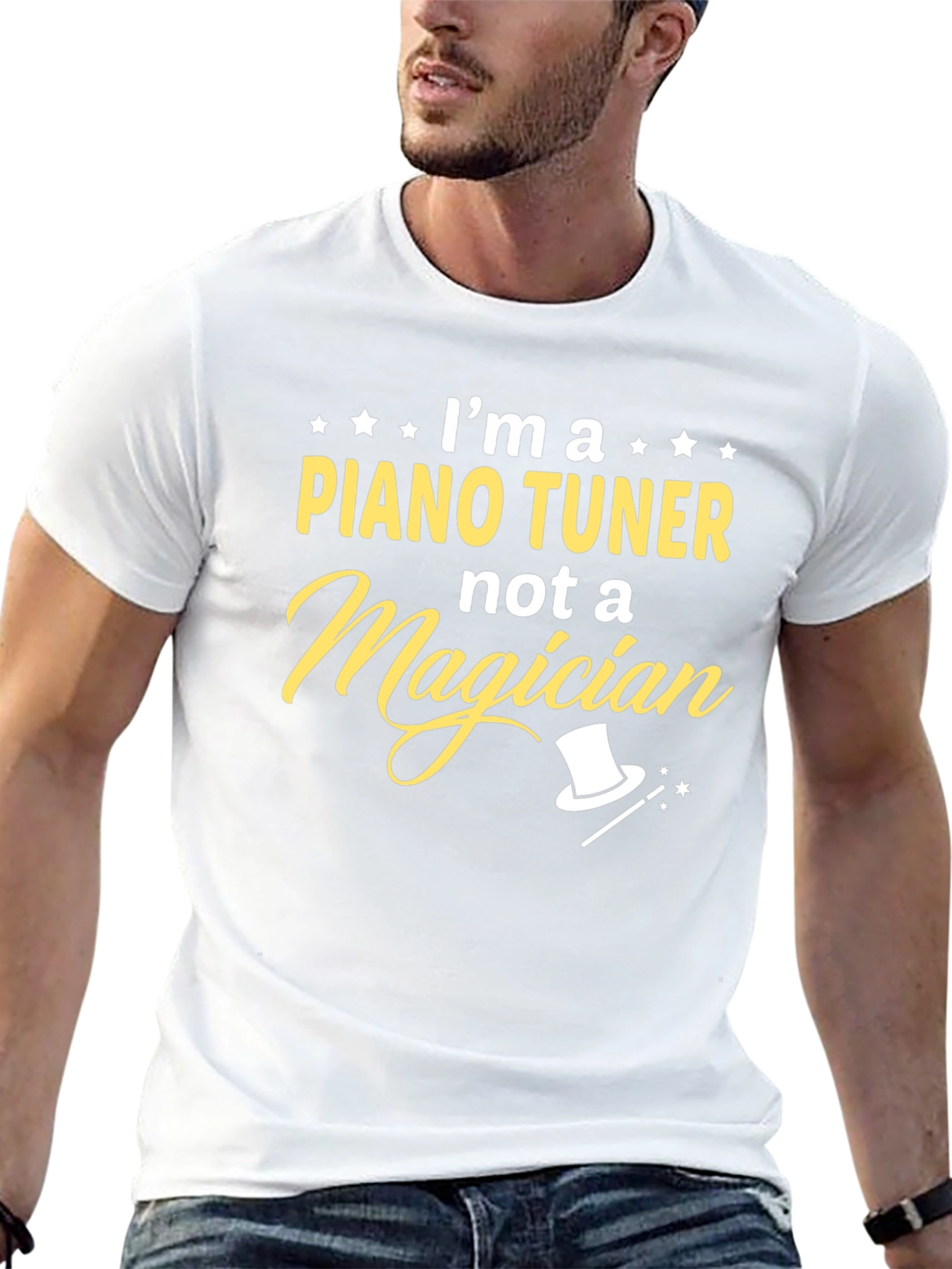 Piano Tuner Not A Magician T-Shirt