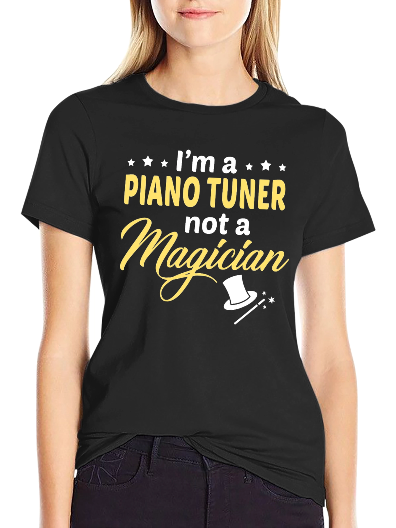Piano Tuner Not A Magician T-Shirt