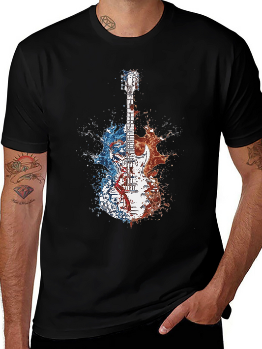 Guitar Splash Graphic Tee