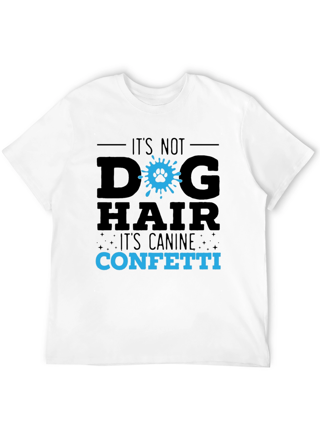 Dog Hair Canine Confetti Tee