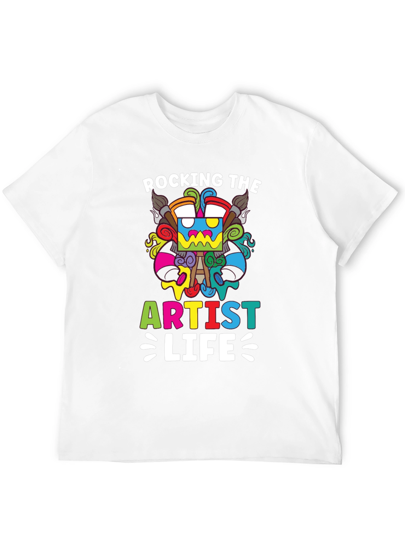 Rocking The Artist Life Black T-Shirt