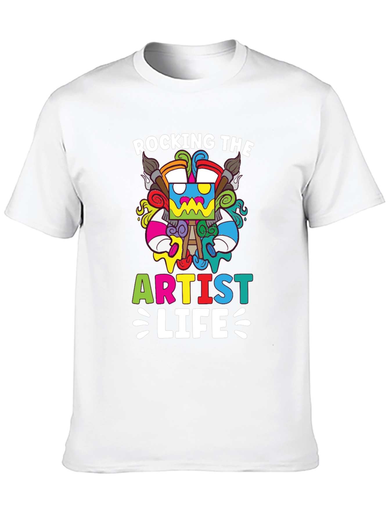 Rocking The Artist Life Black T-Shirt